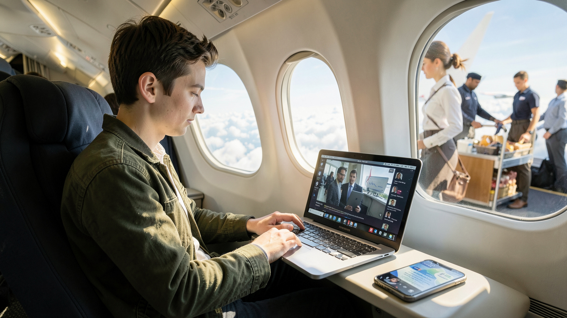機内Wi-Fiが無料の標準装備へ。格安航空が通信を競う時代